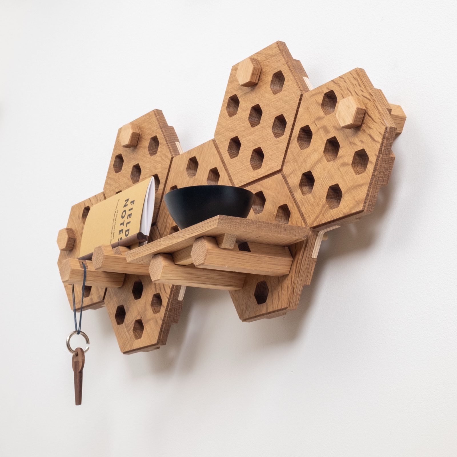 Hive — detail with keys and notebook