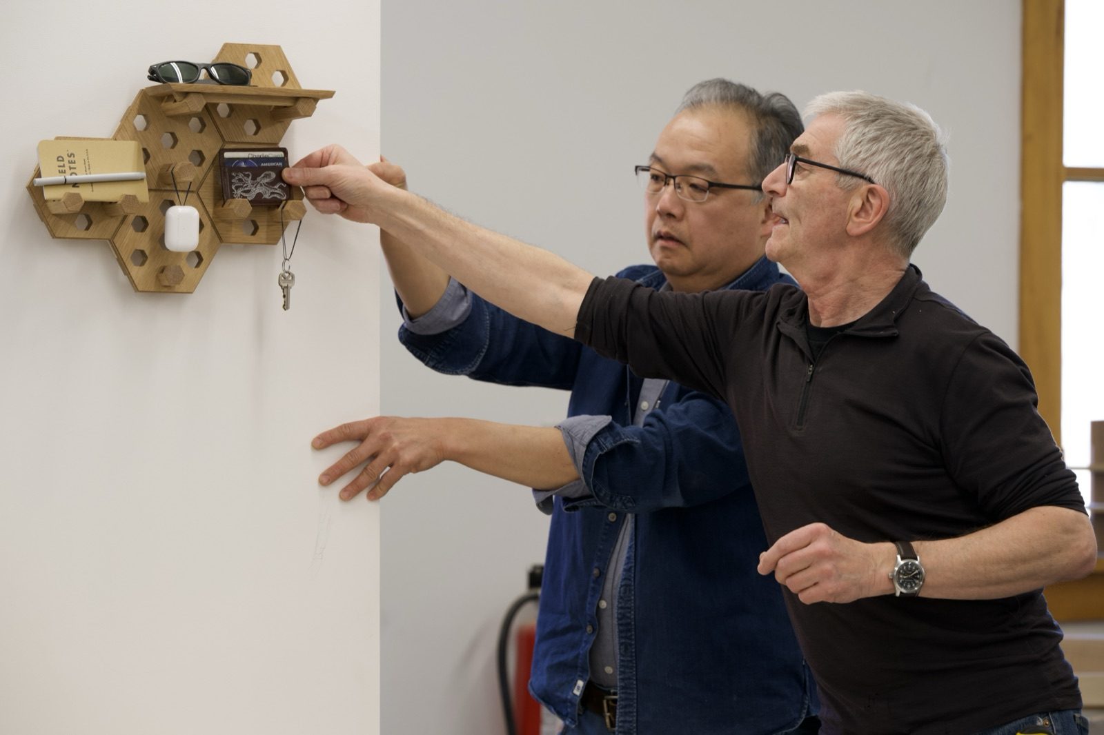 People interacting with the Hive organization system