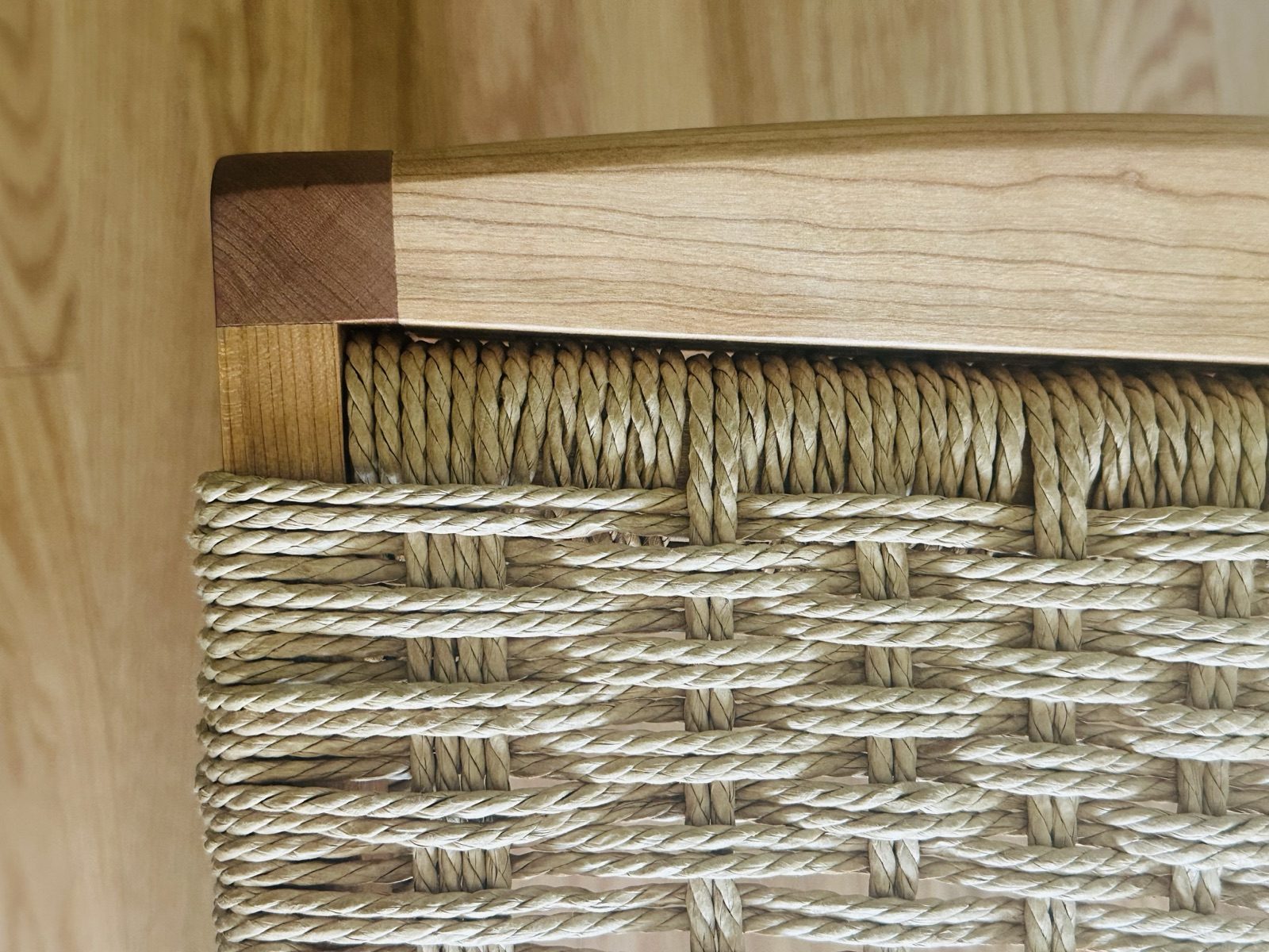 Lupin Chair — Danish cord weave detail
