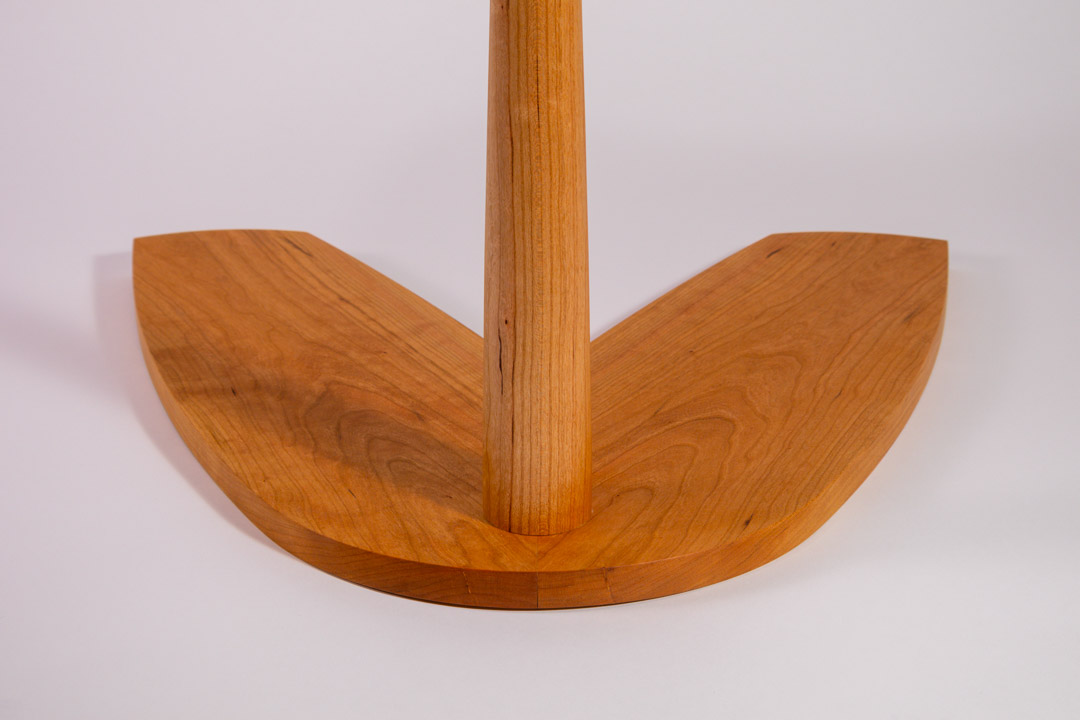 Movie Night — base detail showing wing-shaped feet joinery