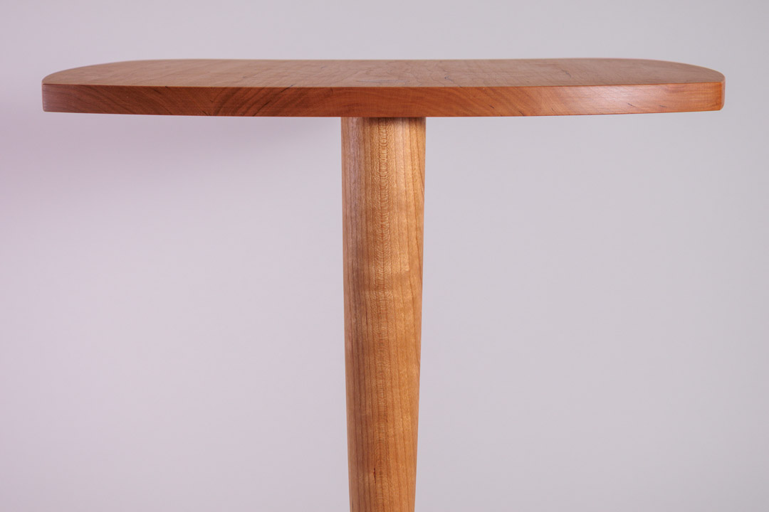 Movie Night — side view of cherry top and turned stem