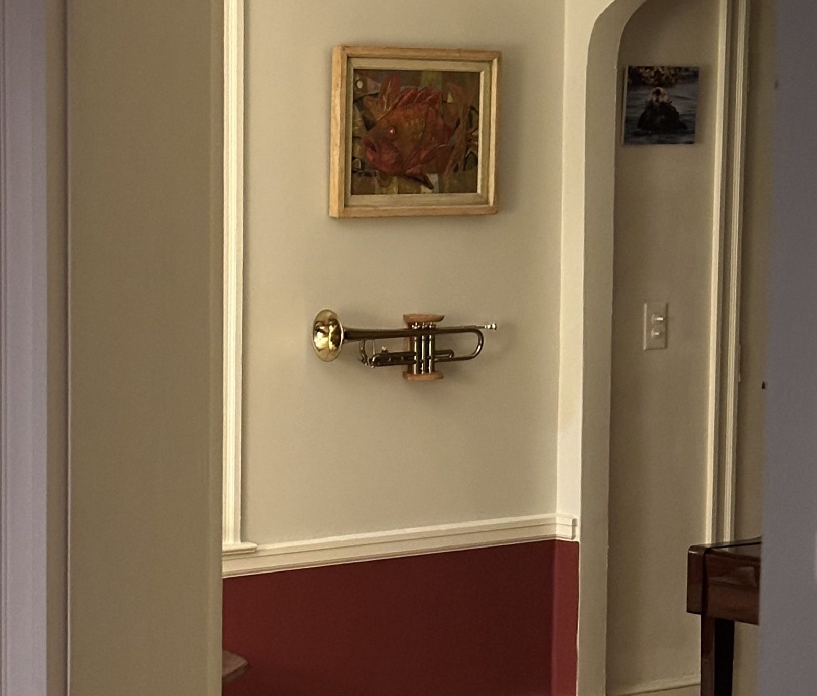 Press Play — black locust dovetail detail with valve mechanism